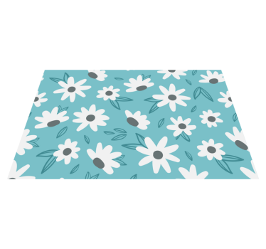 Originele placemat met bloemenprint tafelkleed - TenStickers