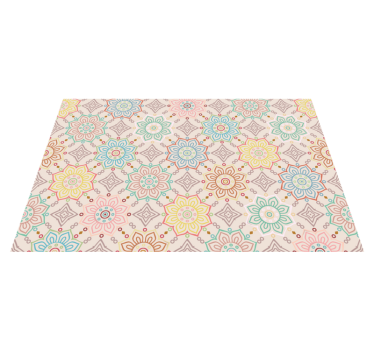 Originele placemat levendig botanisch patroon - TenStickers