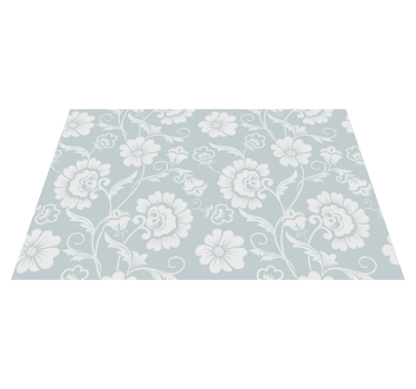 Placemat bloemmotief arrangement - TenStickers