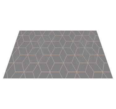Placemat hexagonaal patroon oppervlak - TenStickers