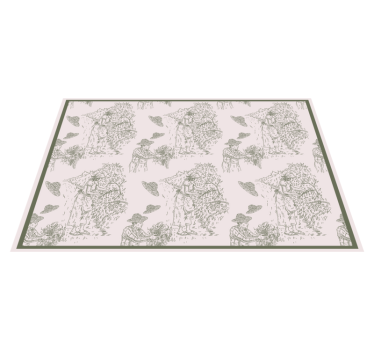 Originele placemat oogsten van de natuurscène - TenStickers