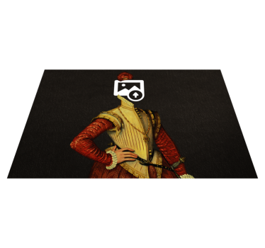 Placemat aristocratische hond eigen foto - TenStickers