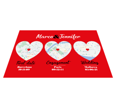 Placemats speciale momenten locaties - TenStickers
