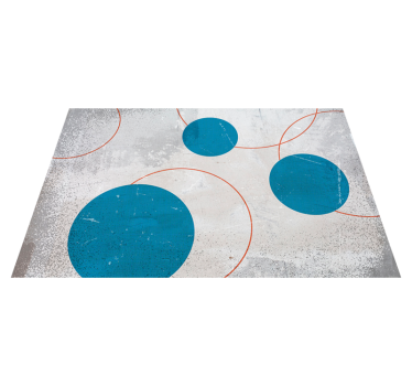 Rechthoekige placemat brutalisme design - TenStickers