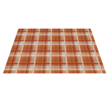 Geruite herfst placemats - TenStickers