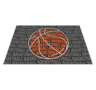 Basketbal bal placemat - TenStickers