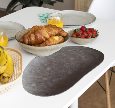 Getextureerde steen placemat - TenStickers