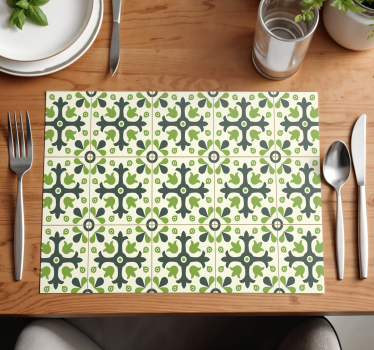Groene hydrauliek originele placemat - TenStickers