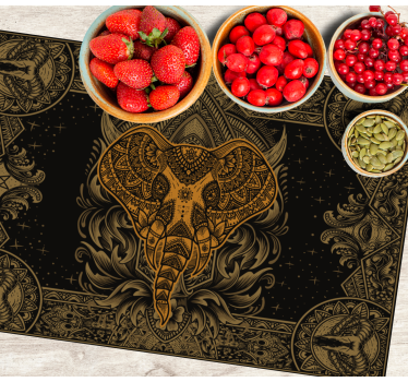 Indische olifant placemats - TenStickers