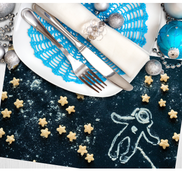 Kinder placemat astronauten sterrenscène - TenStickers