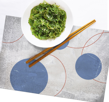 Rechthoekige placemat brutalisme design - TenStickers
