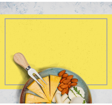 Moderne placemat kaasplank presentatie - TenStickers