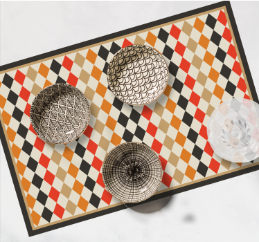 Moderne placemat verfijnde geometrische opstelling - TenStickers