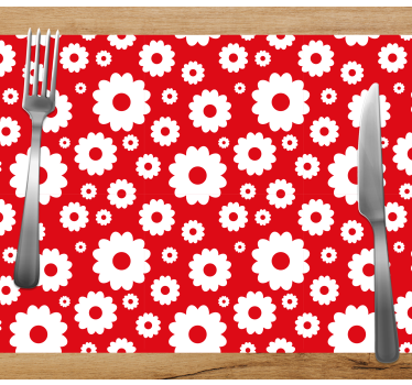 Originele placemat botanische print arrangement - TenStickers