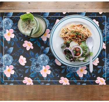 Originele placemat botanische textuur oppervlak - TenStickers