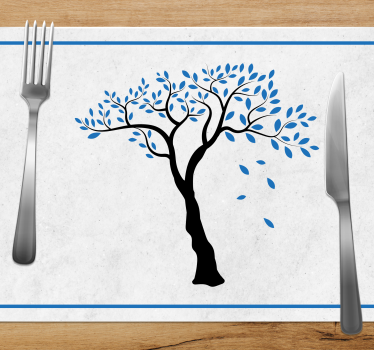 Originele placemat elegant boom motief - TenStickers