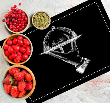 Originele placemat elegante serveerschotel - TenStickers