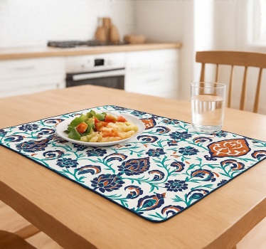 Originele placemat kleurrijke geometrische bloem mandala's - TenStickers