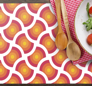 Originele placemat kleurrijke patroonoppervlak - TenStickers