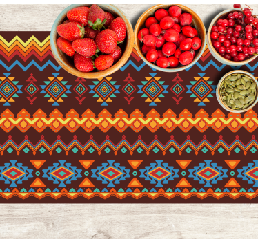 Originele placemat levendig geometrisch element - TenStickers