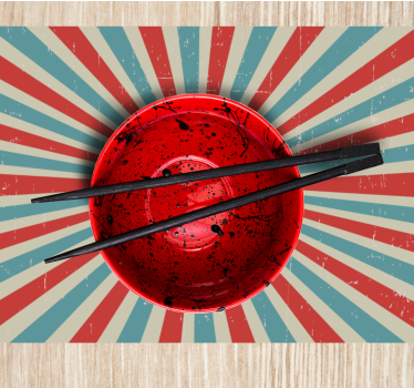 Originele placemat met gedurfd spiraalpatroon - TenStickers