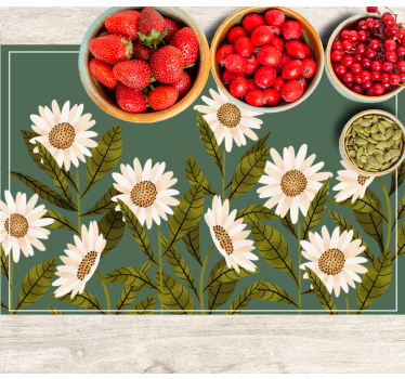 Originele placemat met madeliefjesmotief - TenStickers