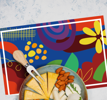 Originele placemat met opvallende geometrische motieven - TenStickers