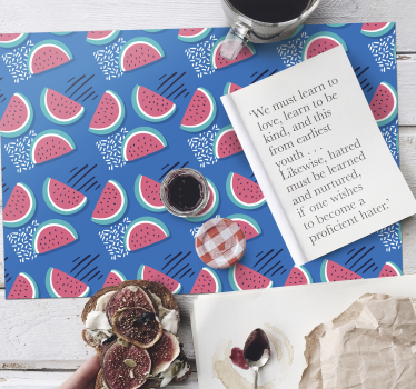 Originele placemat met watermeloenpatroon - TenStickers