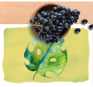 Originele placemat monstera blad design - TenStickers