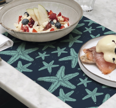 Originele placemat sterrenpatroon - TenStickers