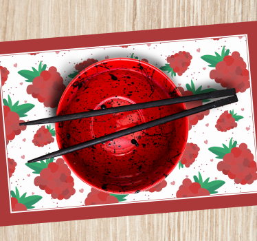Originele placemat stijlvolle komset - TenStickers