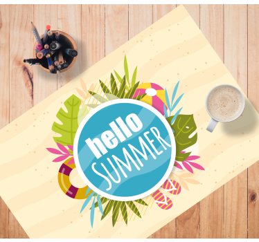 Originele placemat zomerse sfeer - TenStickers