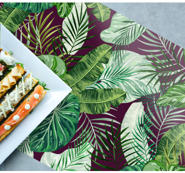 Originele placemats Exotische bloemen - TenStickers