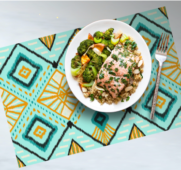 Placemat abstract geometrisch motief - TenStickers