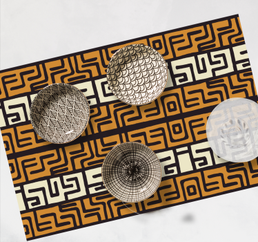 Placemat abstract patroonoppervlak - TenStickers