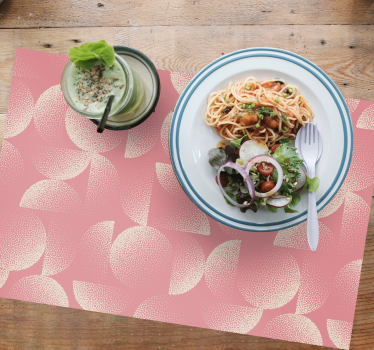 Placemat abstracte cirkelvormige patronen - TenStickers