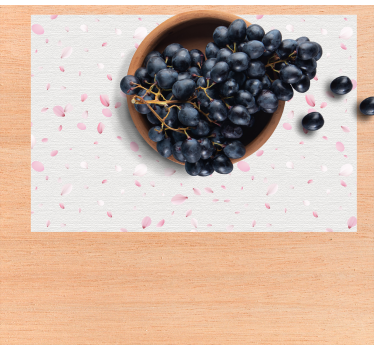 Placemat bloemenpatroon oppervlak - TenStickers