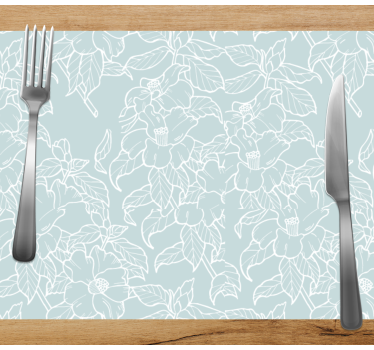 Placemat bloemenprint laag - TenStickers