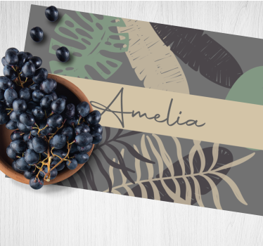 Placemat boho jungle style - TenStickers