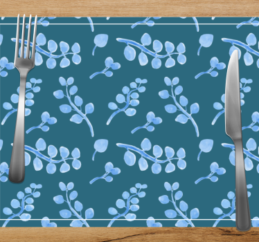 Placemat botanisch blad element - TenStickers
