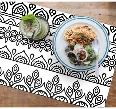 Placemat botanische print motief - TenStickers