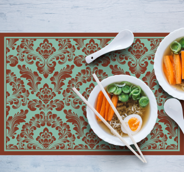 Placemat elegant bloemenconcept - TenStickers