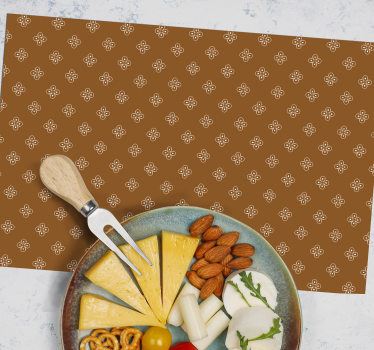 Placemat elegante bloemenstijl - TenStickers