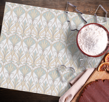 Placemat elegante bloemrijke compositie - TenStickers