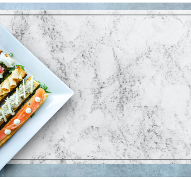 Placemat elegante marmeren oppervlak - TenStickers