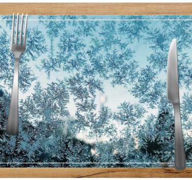 Placemat frosted ijs patroon - TenStickers