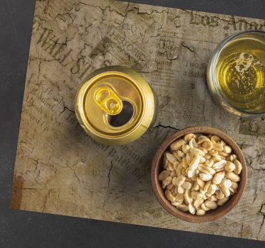 Placemat gebroken papieren oppervlak - TenStickers
