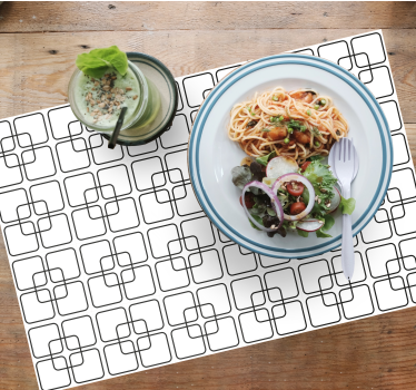 Placemat geometrisch patroon - TenStickers