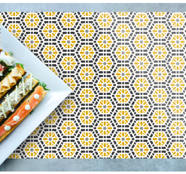 Placemat geometrisch patroon ontwerp - TenStickers