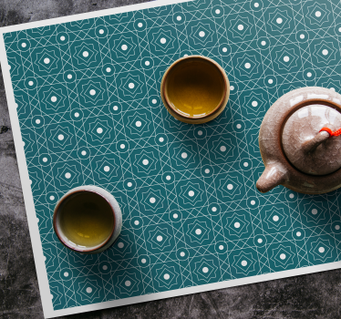 Placemat geometrische textuur afwerking - TenStickers